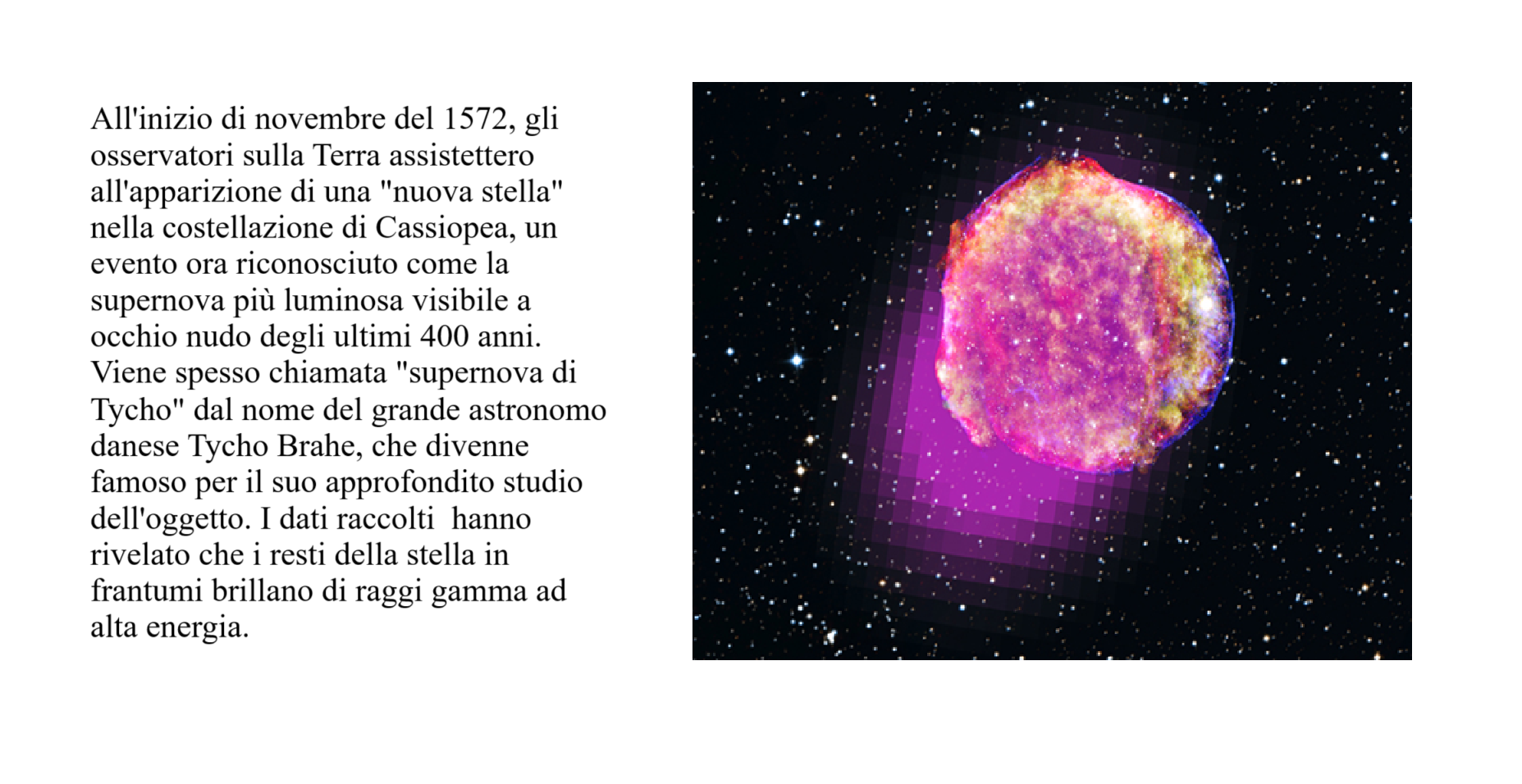 Resto di Supernova Tycho